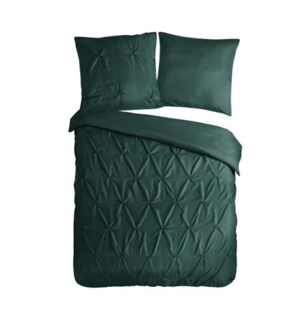 Pure Dekbedovertrek "Elegance" - Groen - (200x200 cm) - 100% Polyester