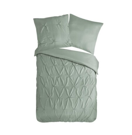 Pure Dekbedovertrek "Elegance" - Groen - (140x220 cm) - 100% Polyester