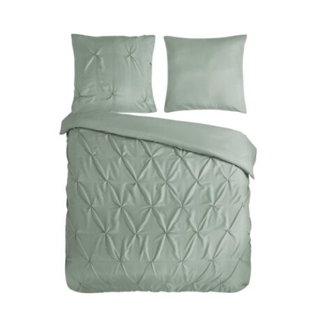Pure Dekbedovertrek "Elegance" - Groen - (240x220 cm) - 100% Polyester