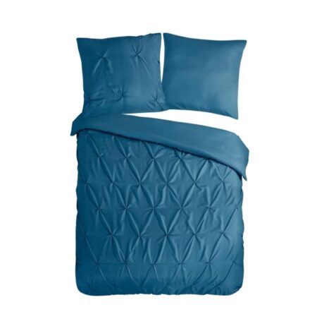 Pure Dekbedovertrek "Elegance" - Blauw - (155x220 cm) - 100% Polyester