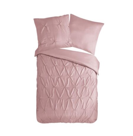 Pure Dekbedovertrek "Elegance" - Roze - (140x220 cm) - 100% Polyester