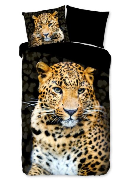 Pure Dekbedovertrek "Rayan" - Zwart - (140x220 cm) - 100% Polyester