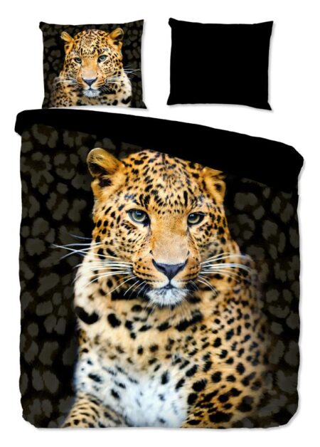 Pure Dekbedovertrek "Rayan" - Zwart - (200x220 cm) - 100% Polyester