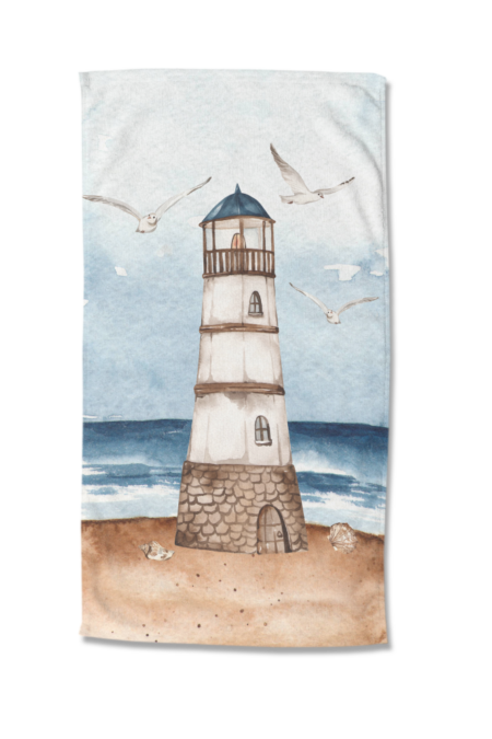 Good Morning Strandlaken "Berlin" - Blauw - (100x180 cm) - 100% Polyester