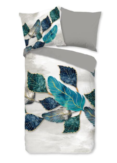 Pure Dekbedovertrek "Phuka" - Grijs - (155x220 cm) - 100% Polyester