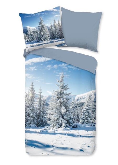 Good Morning Dekbedovertrek "Albert" - Blauw - (135x200 cm) - 100% Katoen