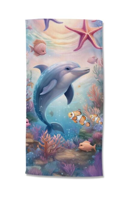 Good Morning Kinderstrandlaken "Baya" - Multi - (75x150 cm) - 100% Polyester