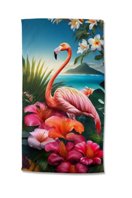 Good Morning Strandlaken "Jerry" - Roze - (100x180 cm) - 100% Polyester