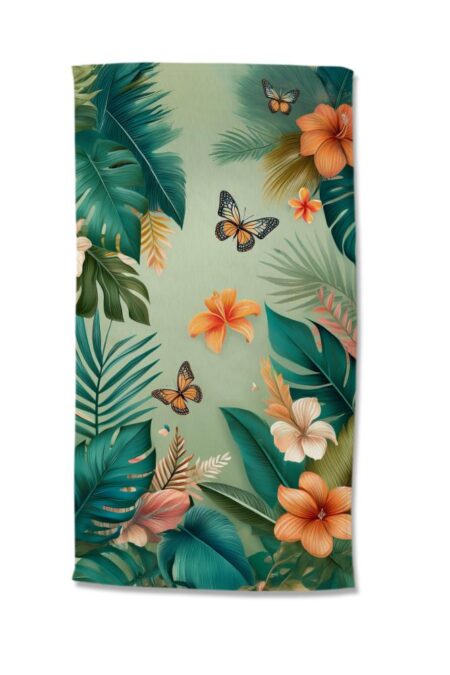 Good Morning Strandlaken "Joelle" - Groen - (100x180 cm) - 100% Polyester