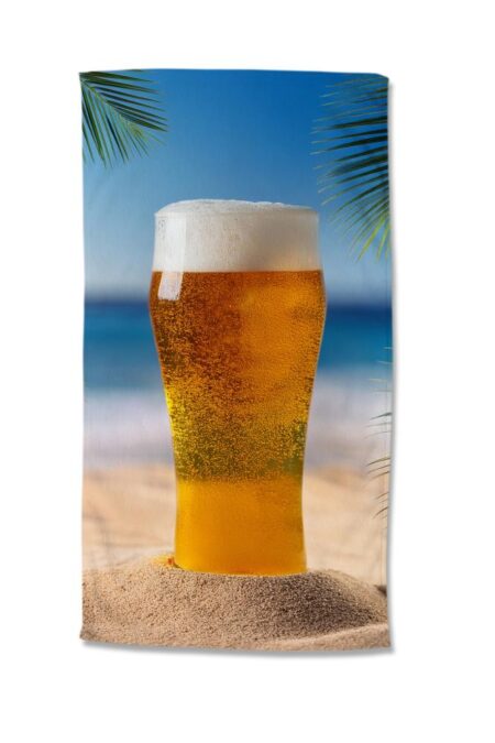 Good Morning Strandlaken "Beer" - Multi - (100x180 cm) - 100% Polyester