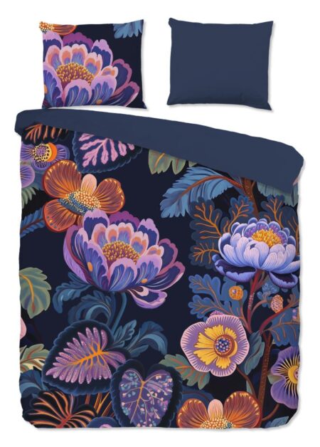 Pure Dekbedovertrek "Sharira" - Blauw - (200x220 cm) - 100% Polyester