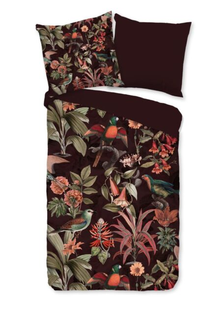 Pure Dekbedovertrek "Elmira" - Rood - (200x200 cm) - 100% Polyester