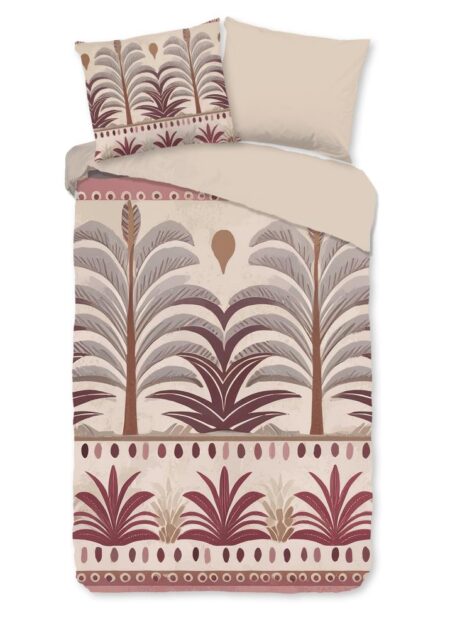Good Morning Dekbedovertrek "Cabana" - Bruin - (140x220 cm) - 100% Katoen