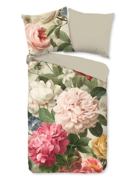 Good Morning Dekbedovertrek "Chiara" - Bruin - (155x220 cm) - 100% Katoen