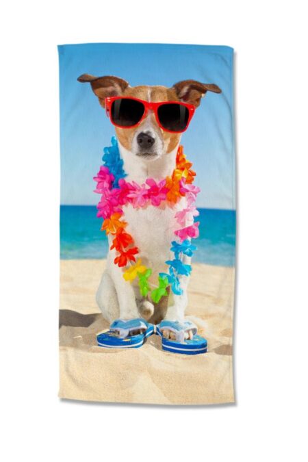 Good Morning Kinderstrandlaken "Buddy" - Multi - (75x150 cm) - 100% Polyester