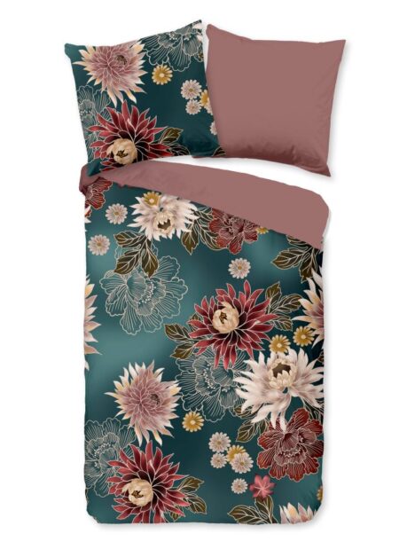 Pure Dekbedovertrek "May" - Blauw - (135x200 cm) - 100% Polyester