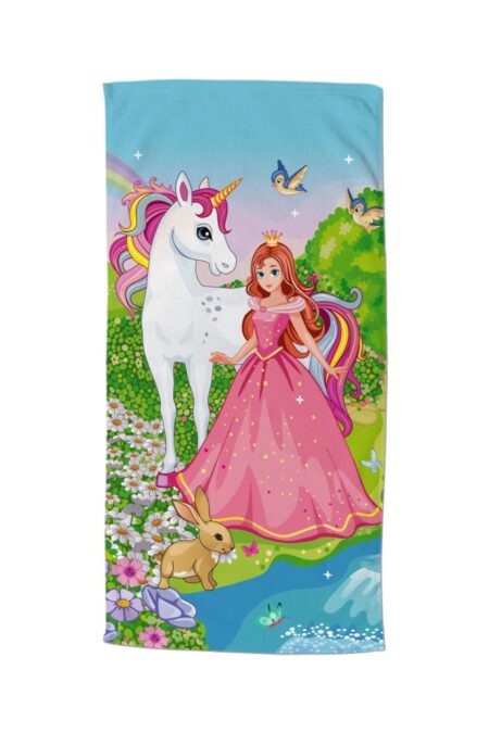 Good Morning Kinderstrandlaken "Fairytale" - Multi - (75x150 cm) - 100% Polyester