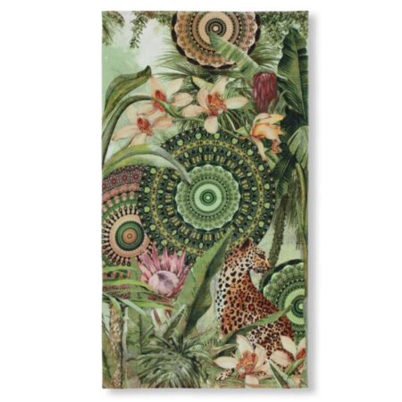 HIP Strandlaken "Abhita" - Groen - (100x180 cm) - 100% Katoen
