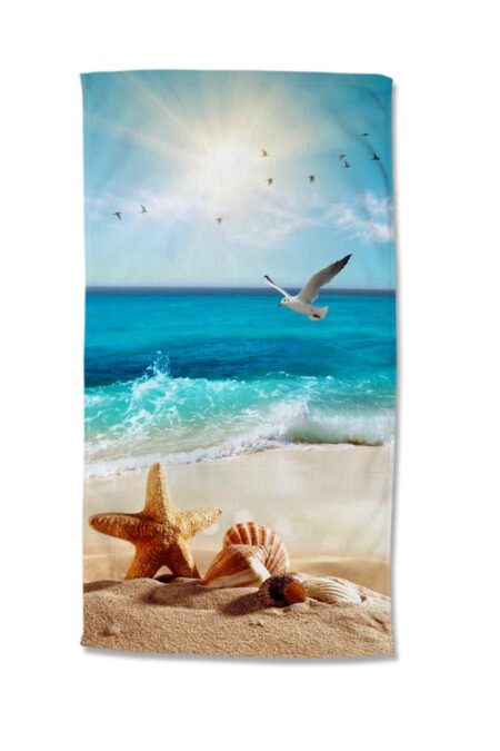 Good Morning Strandlaken "Sealife" - Multi - (100x180 cm) - 100% Polyester