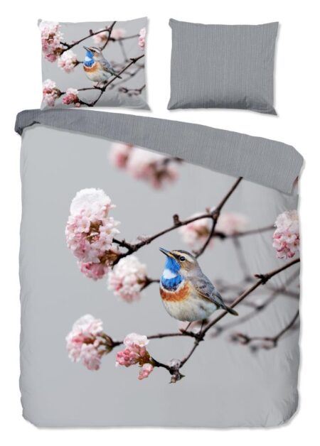 Pure Dekbedovertrek "Yule" - Grijs - (240x220 cm) - 100% Polyester
