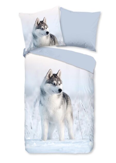 Good Morning Dekbedovertrek "Sachar" - Blauw - (135x200 cm) - 100% Katoen
