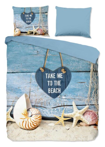 Pure Dekbedovertrek "Beach" - Multi - (200x220 cm) - 100% Polyester