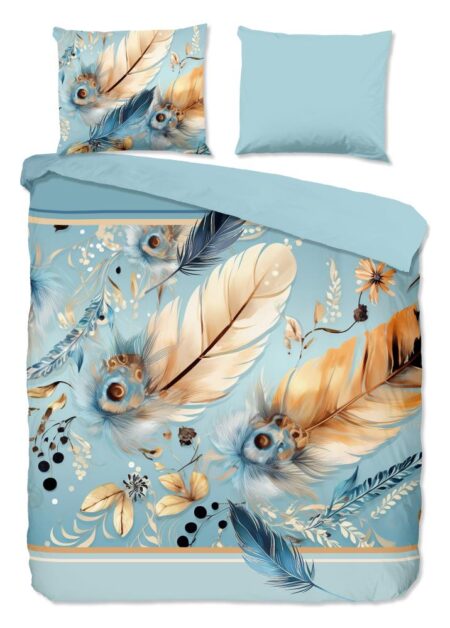 Pure Dekbedovertrek "Wizz" - Blauw - (200x220 cm) - 100% Polyester