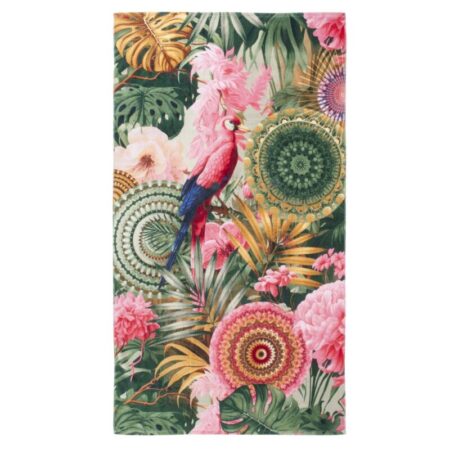 HIP Strandlaken "Palay" - Groen - (100x180 cm) - 100% Katoen
