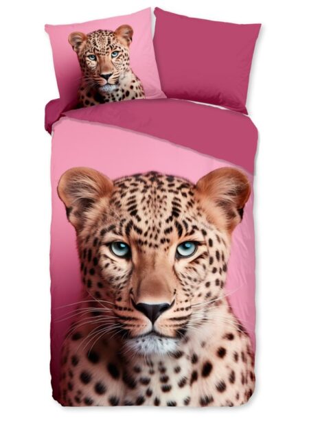 Pure Dekbedovertrek "Leona" - Roze - (140x220 cm) - 100% Polyester