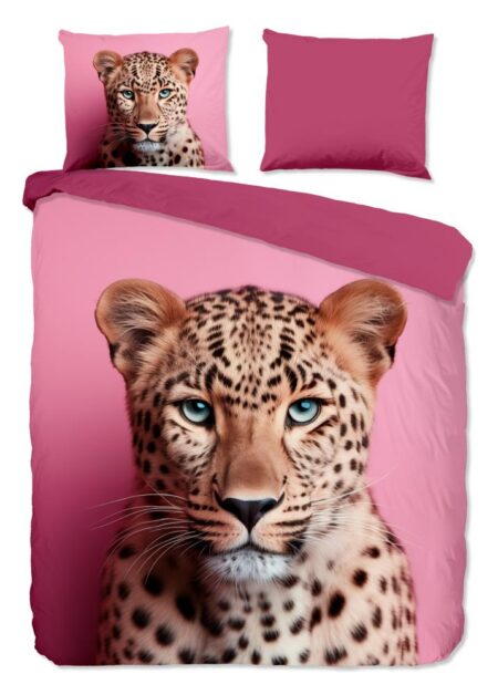 Pure Dekbedovertrek "Leona" - Roze - (200x220 cm) - 100% Polyester