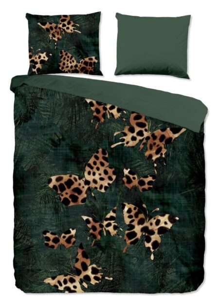 Pure Dekbedovertrek "Lido" - Groen - (200x220 cm) - 100% Polyester