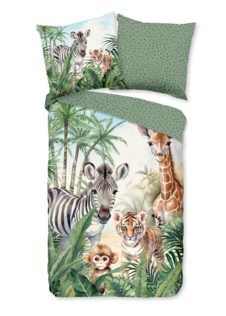 Good Morning Kinderdekbedovertrek "Thabo" - Multi - (135x200 cm) - 100% Katoen