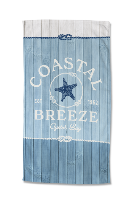 Good Morning Strandlaken "Breeze" - Blauw - (100x180 cm) - 100% Polyester