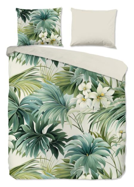 Pure Dekbedovertrek "Virna" - Groen - (240x220 cm) - 100% Polyester