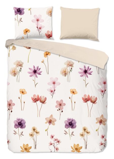 Pure Dekbedovertrek "Duvre" - Off-Wit - (200x220 cm) - 100% Polyester