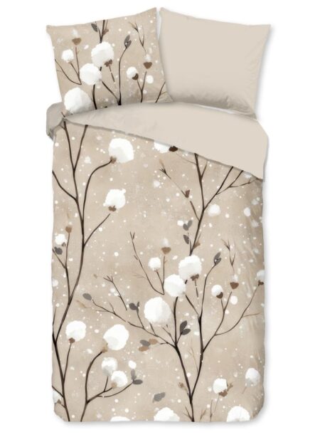 Pure Dekbedovertrek "Ralfa" - Bruin - (140x220 cm) - 100% Polyester