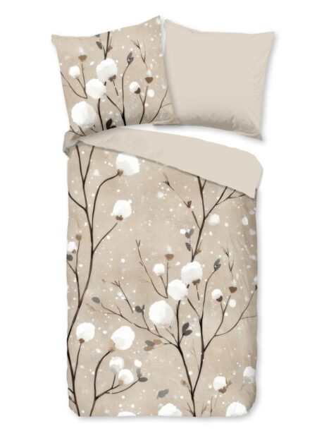 Pure Dekbedovertrek "Ralfa" - Bruin - (200x200 cm) - 100% Polyester