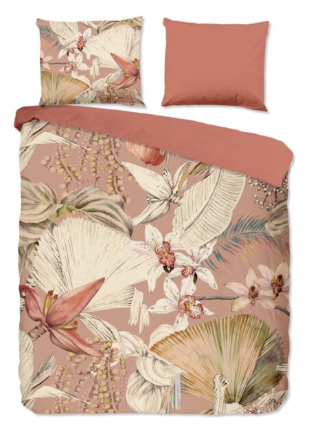 Pure Dekbedovertrek "Ramani" - Roze - (200x220 cm) - 100% Polyester