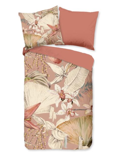Pure Dekbedovertrek "Ramani" - Roze - (155x220 cm) - 100% Polyester