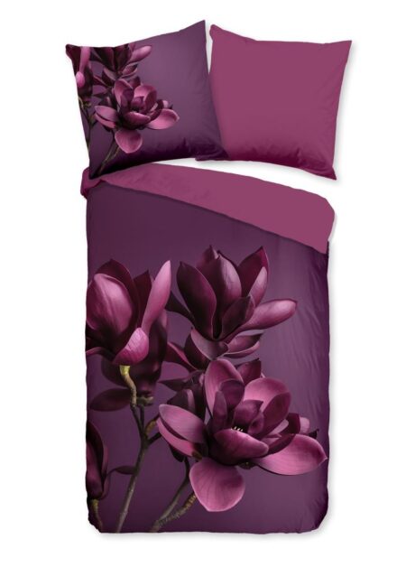 Pure Dekbedovertrek "Penelope" - Paars - (155x220 cm) - 100% Polyester