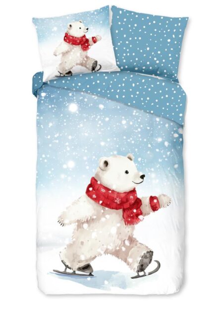 Good Morning Kinderdekbedovertrek "Oleg" - Blauw - (140x220 cm) - 100% Katoen