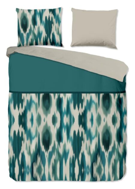 Good Morning Dekbedovertrek "Barletta" - Blauw - (240x220 cm) - 100% Katoen