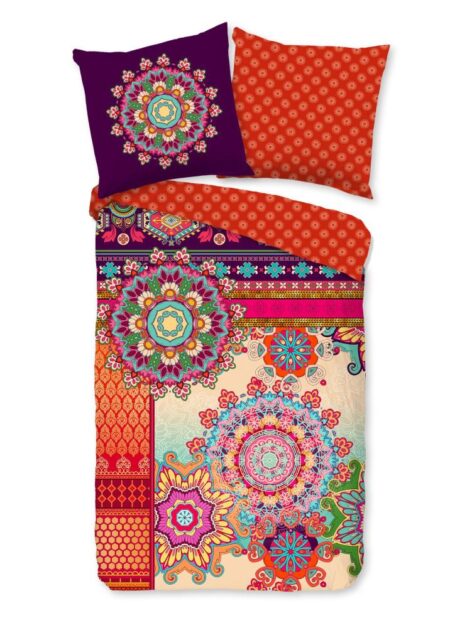HIP Dekbedovertrek "Sherhia" - Multi - (200x200 cm) - 100% Katoen
