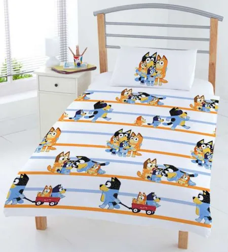 Bluey dekbedovertrek 120 x 150 cm