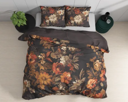 Dreamhouse Art flowers Bruin 140 X 200/220 cm