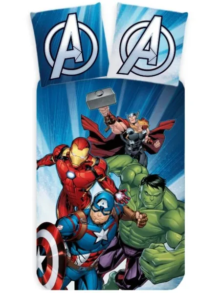 Avengers peuterdekbedovertrek logo 100 x 135 cm 40 x 60 cm