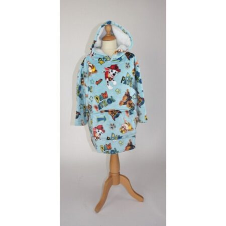 Paw Patrol hoodie poncho blauw 7 - 14 jaar - polyester