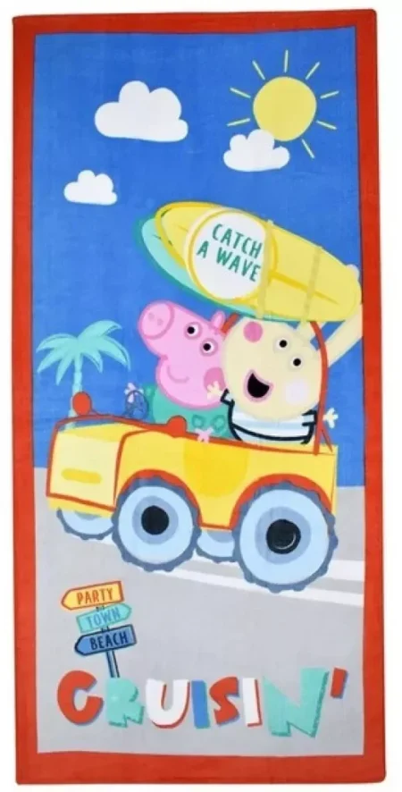 Peppa Pig strandlaken cruising  70 x 140 cm