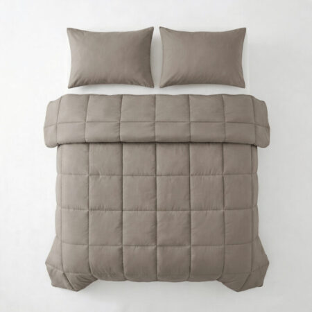 Primaviera Deluxe Lazy Dekbed Percale Taupe Bruin 140 x 220 cm