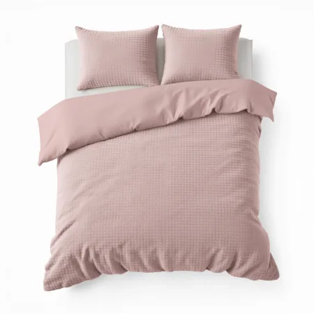 Sleeptime Check Teddy Roze 200 x 200/220 cm